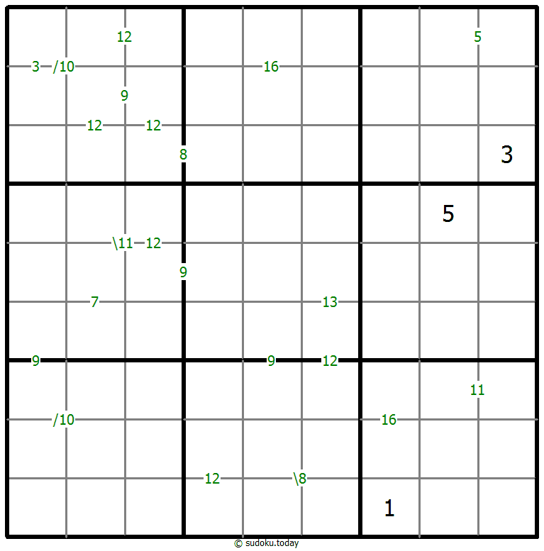 Sudoku de suma #58960