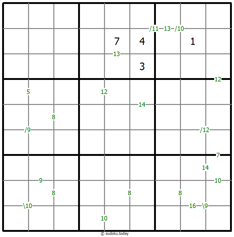 Sudoku de suma #58964
