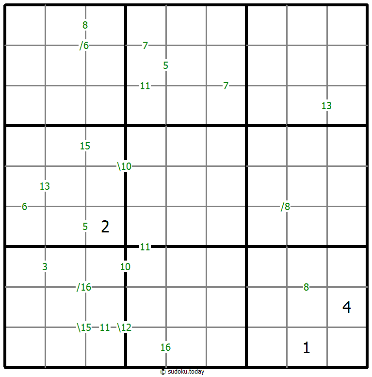 Sudoku de suma #59046