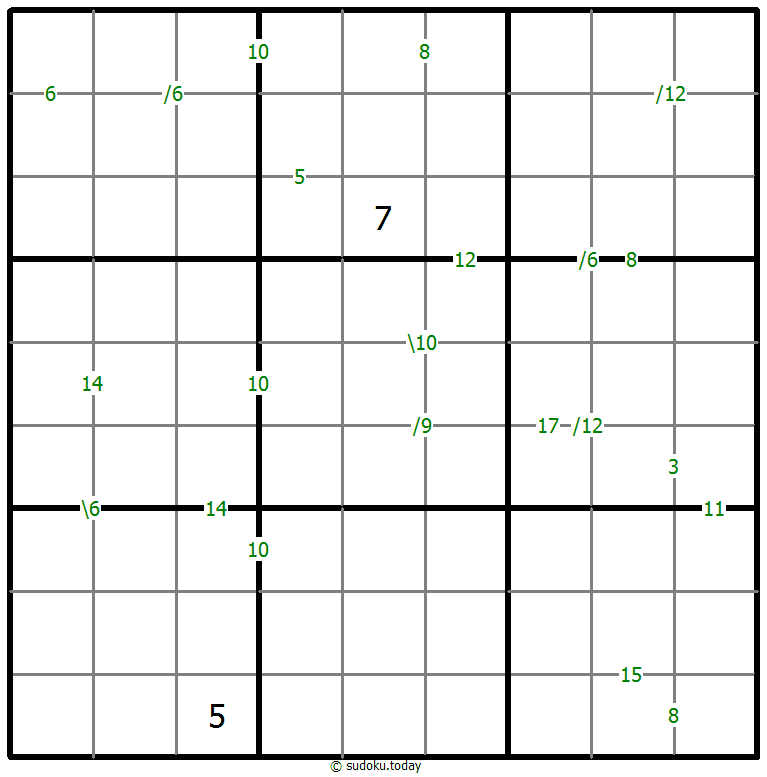 Sudoku de suma #59053