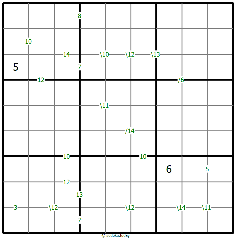 Sudoku de suma #59062
