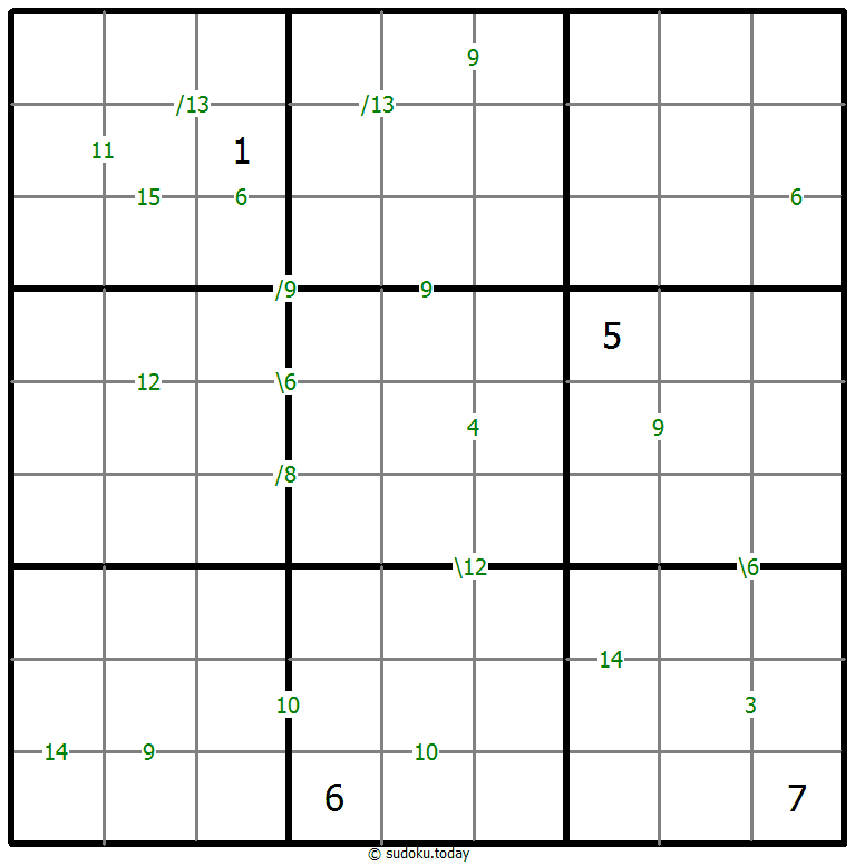 Sudoku de suma #59094