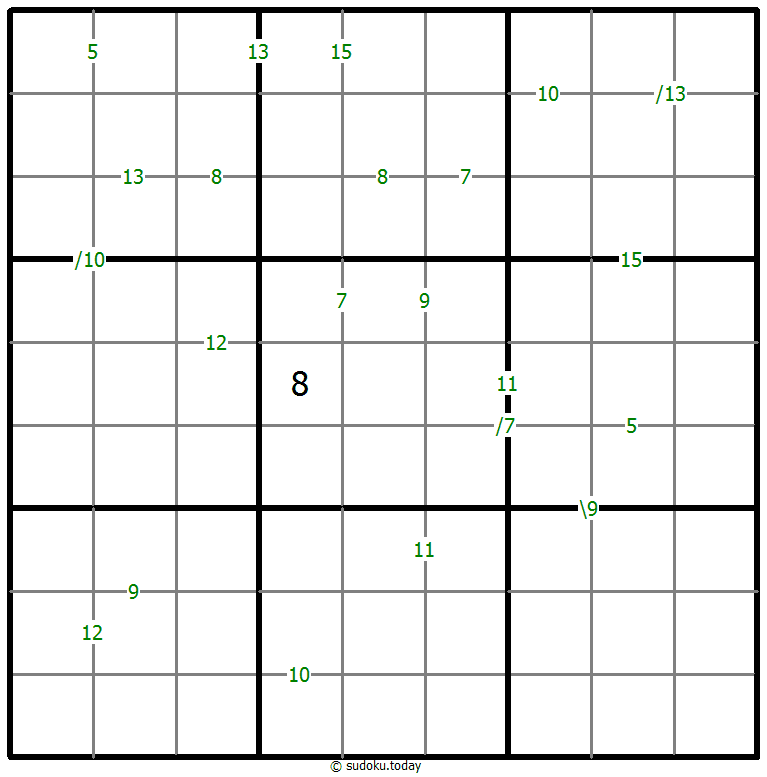 Sudoku de suma #59122
