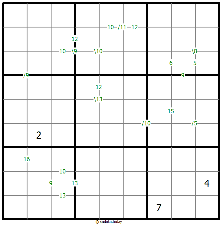Sudoku de suma #59125
