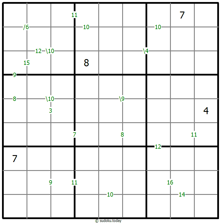 Sudoku de suma #59176
