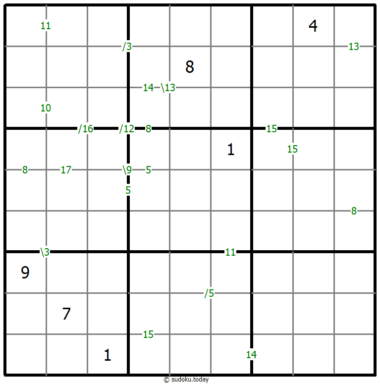 Sudoku de suma #59198