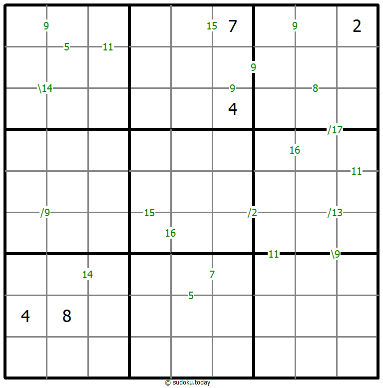 Sudoku de suma #59207