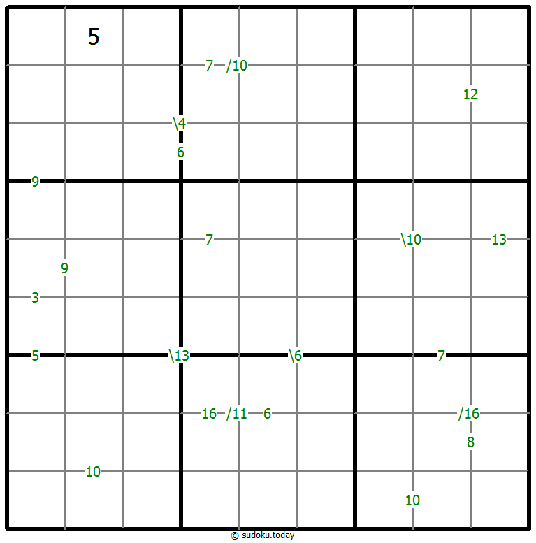 Sudoku de suma #59216