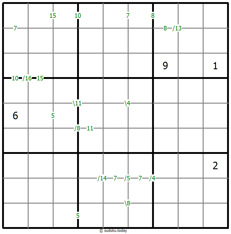 Sudoku de suma #59219