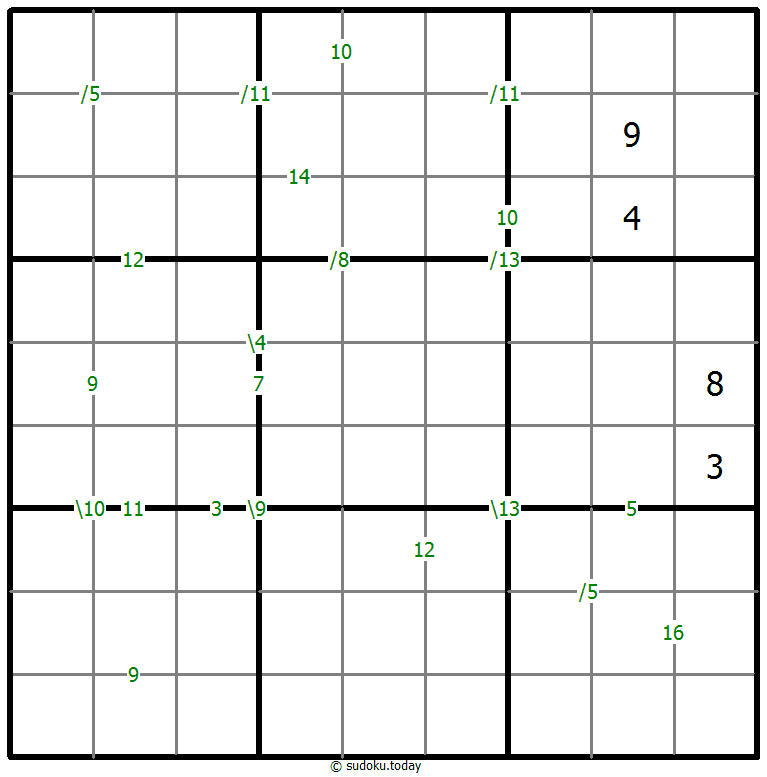Sudoku de suma #59229