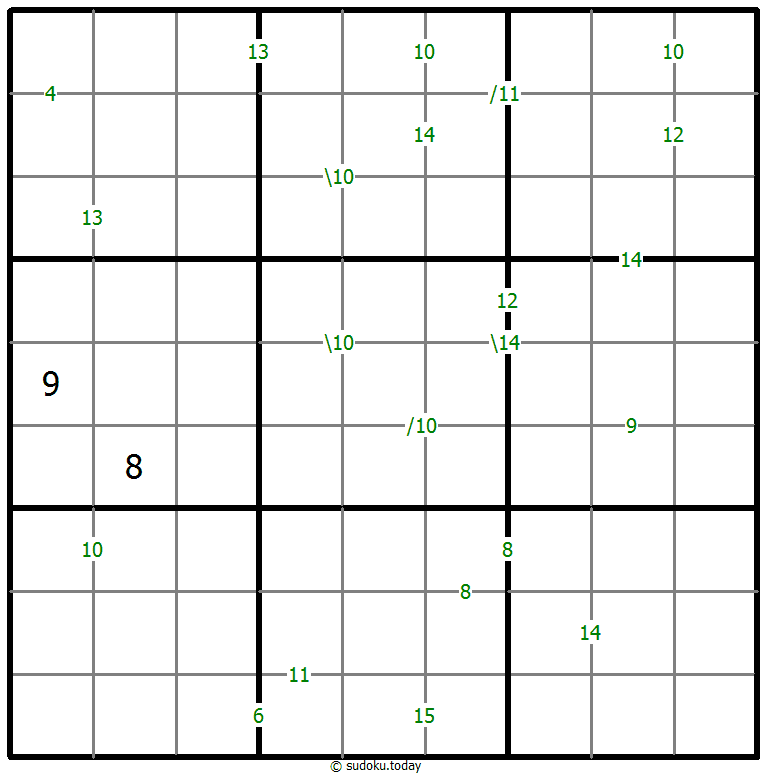 Sudoku de suma #59297