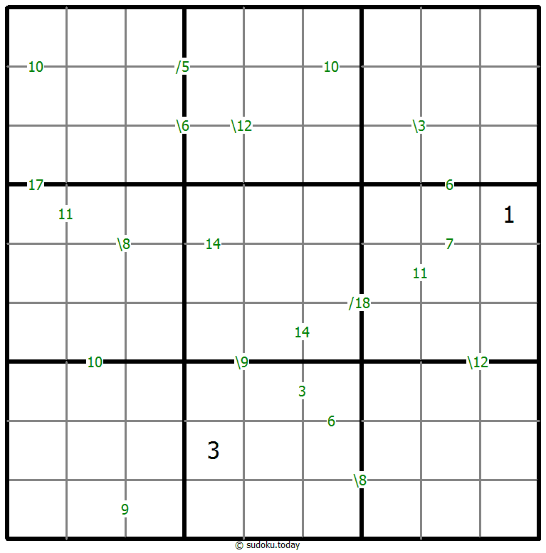 Sudoku de suma #59302