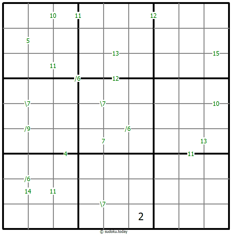 Sudoku de suma #59307
