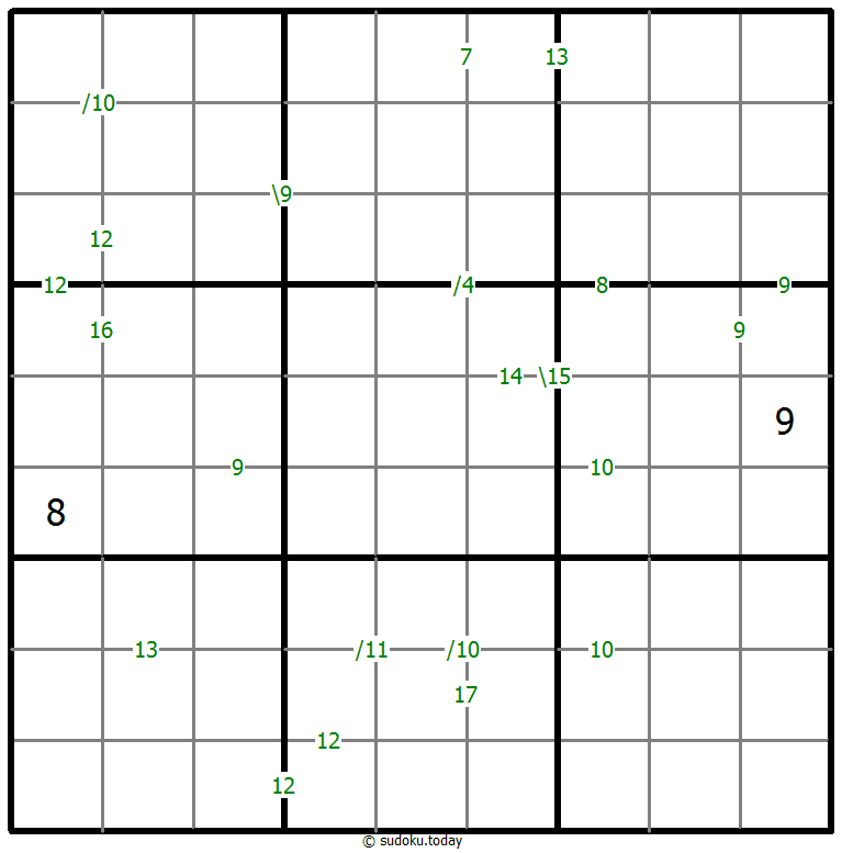 Sudoku de suma #59323