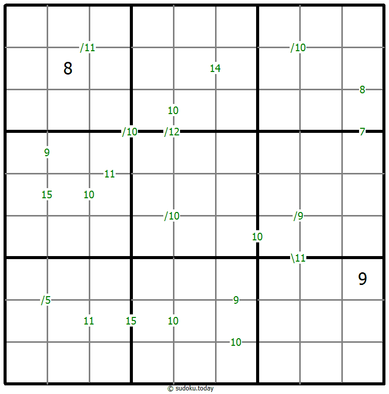 Sudoku de suma #59338