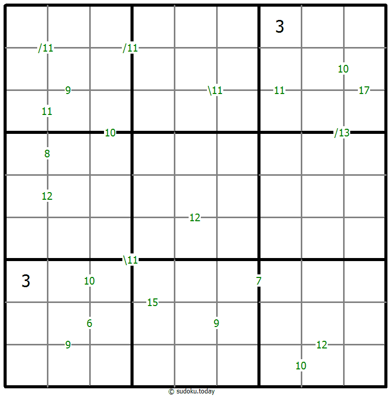 Sudoku de suma #59341
