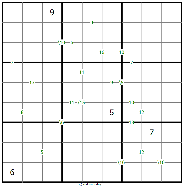 Sudoku de suma #59345