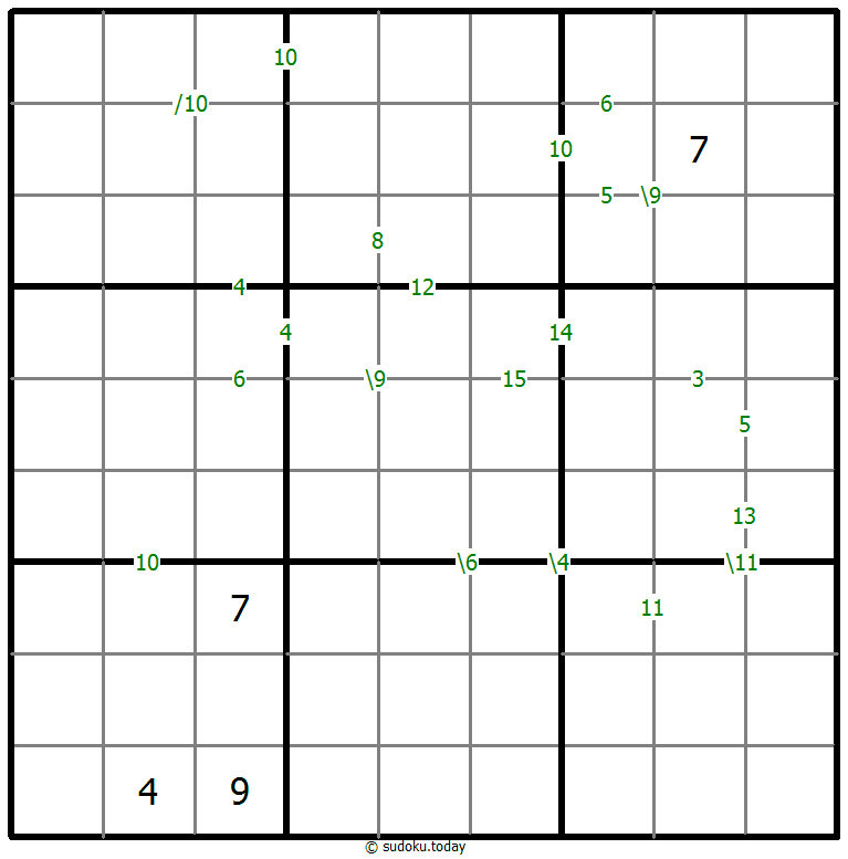 Sudoku de suma #59363