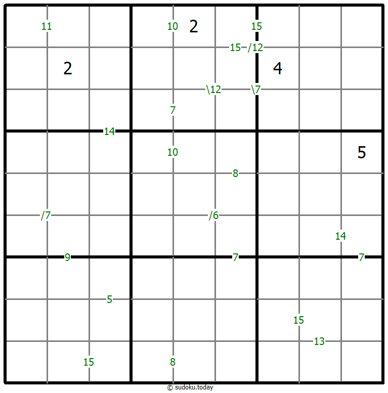 Sudoku de suma #59473