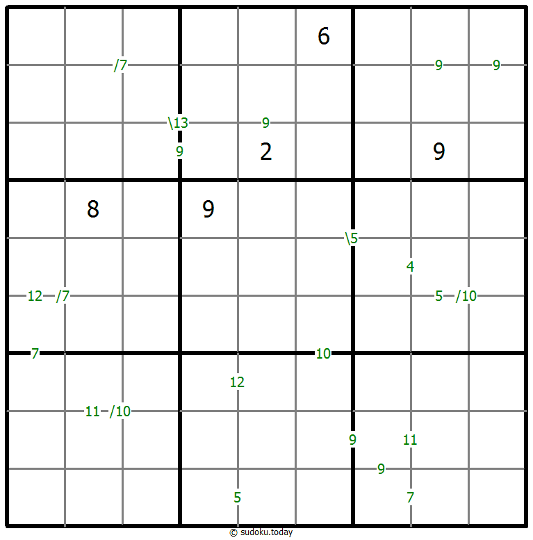 Sudoku de suma #59477