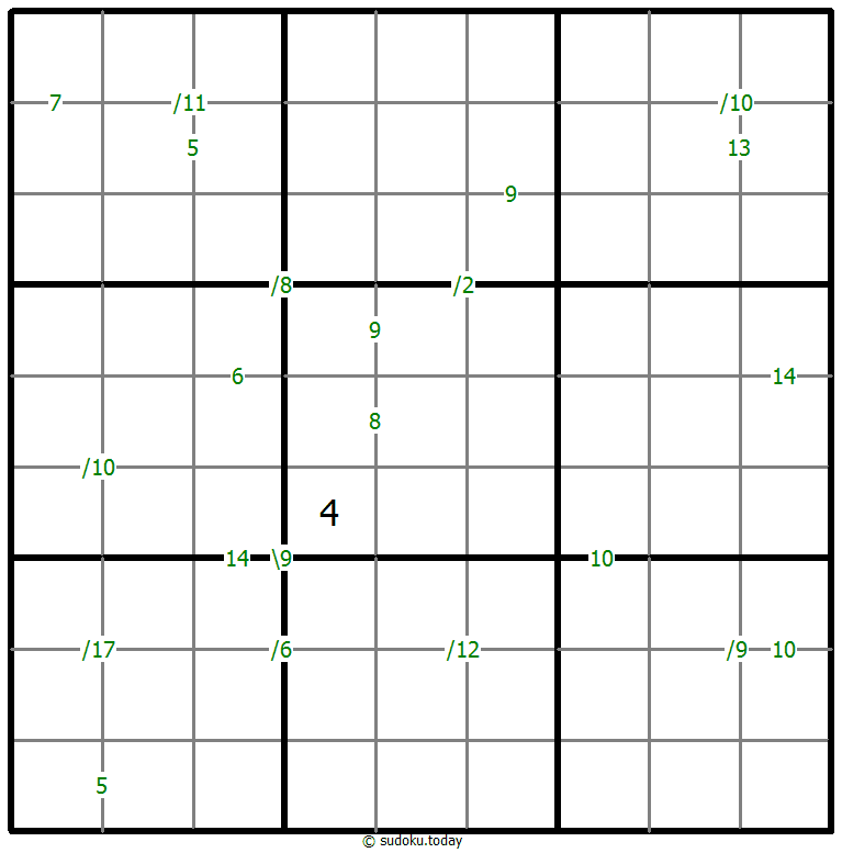 Sudoku de suma #59495