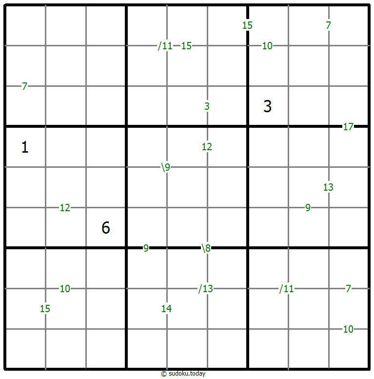 Sudoku de suma #59500