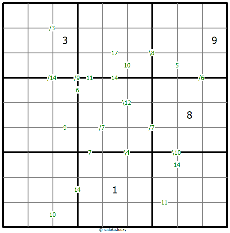 Sudoku de suma #59542