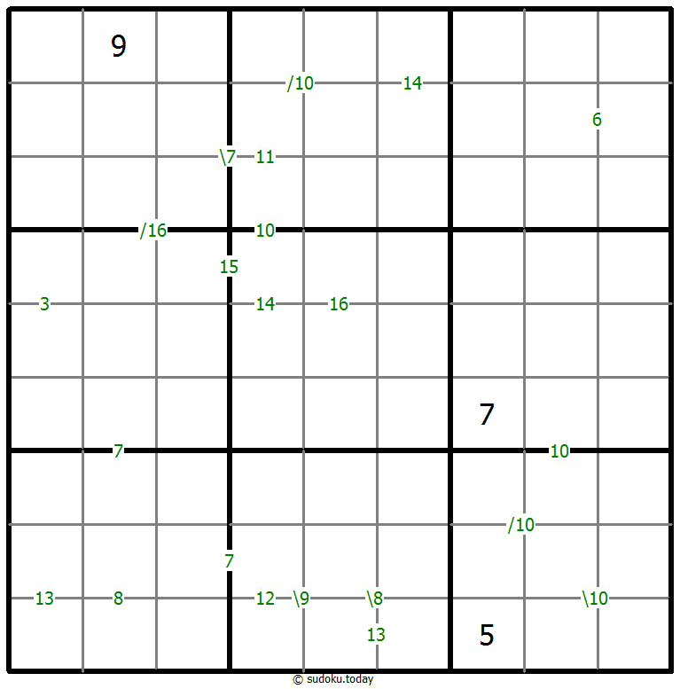 Sudoku de suma #59561