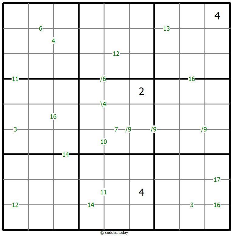 Sudoku de suma #59572