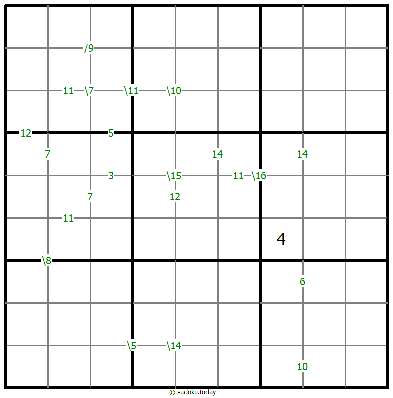 Sudoku de suma #59587