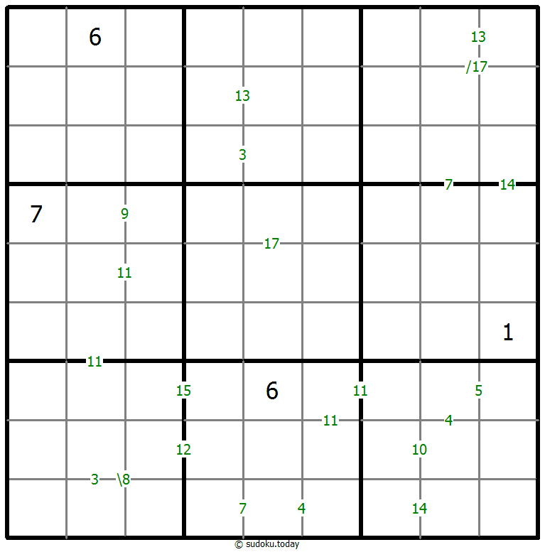 Sudoku de suma #59632