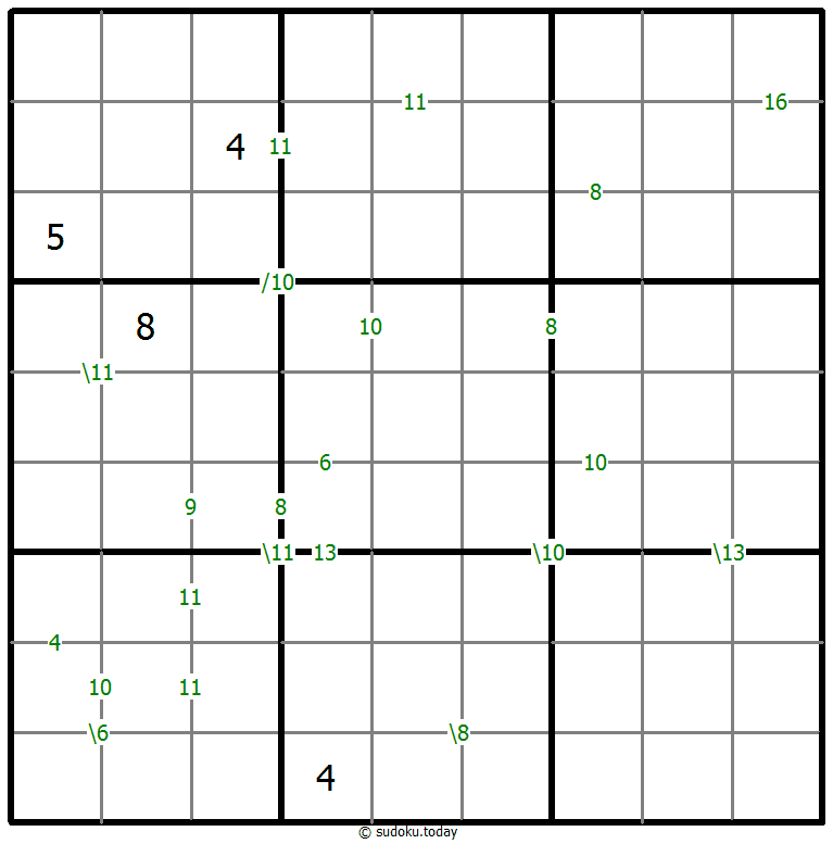 Sudoku de suma #59668