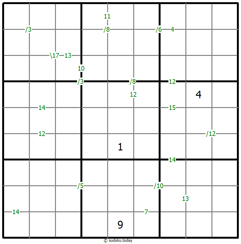Sudoku de suma #59673
