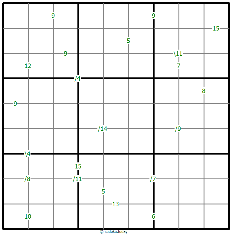 Sudoku de suma #59692
