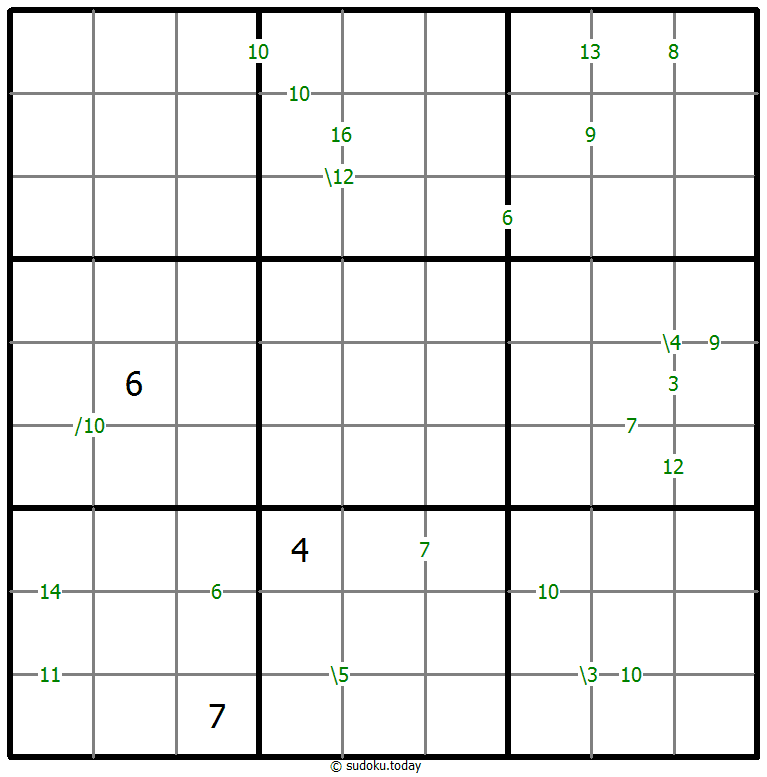 Sudoku de suma #59770