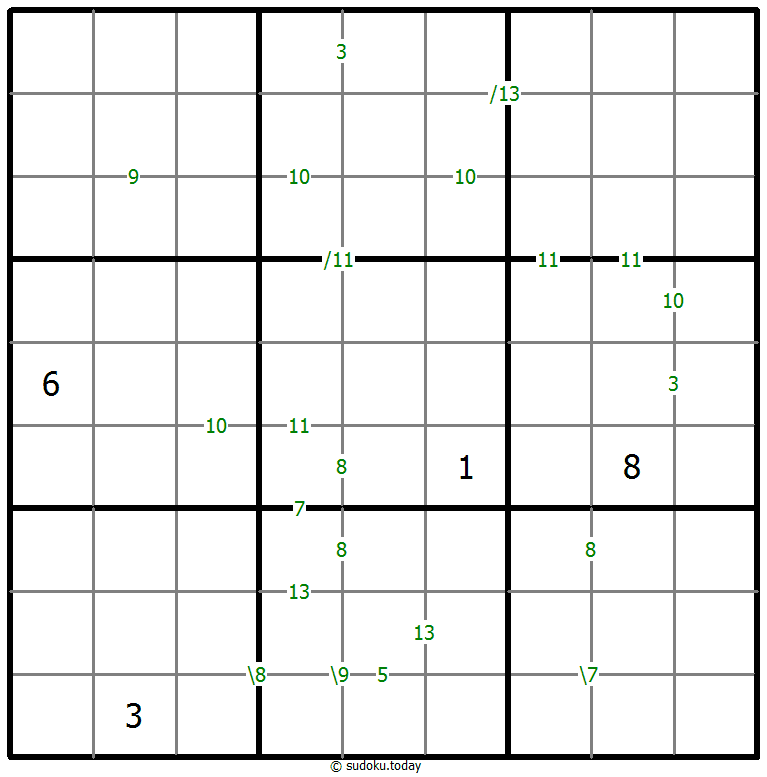 Sudoku de suma #59846