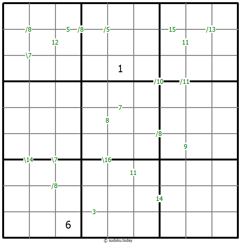Sudoku de suma #59865