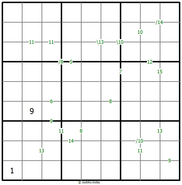 Sudoku de suma #59887