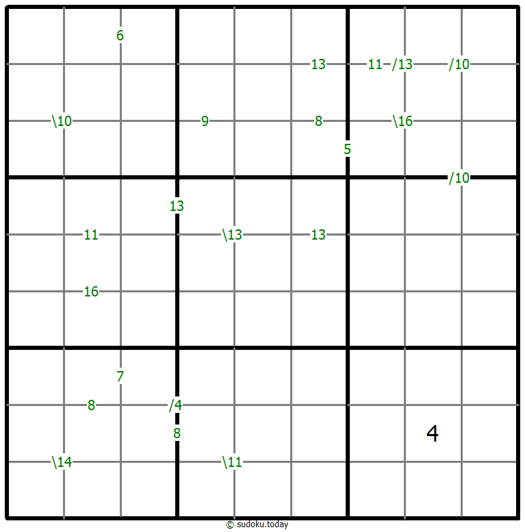 Sudoku de suma #59892