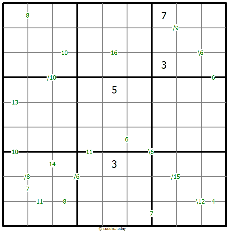 Sudoku de suma #59907