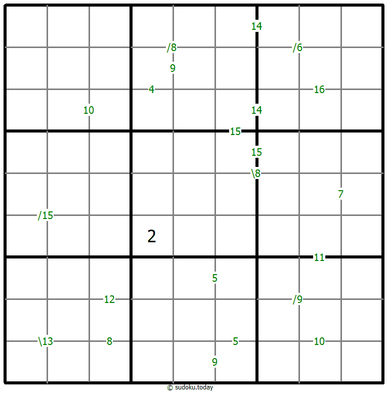 Sudoku de suma #59961