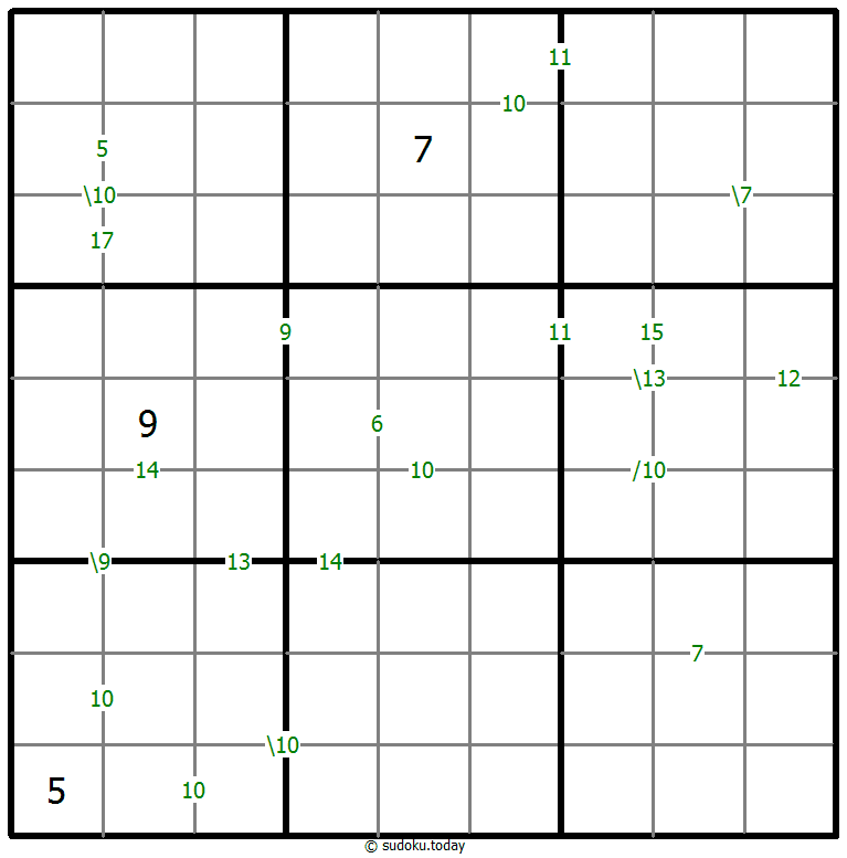 Sudoku de suma #59979