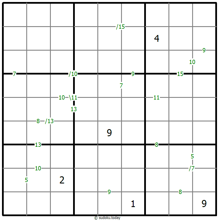 Sudoku de suma #60011