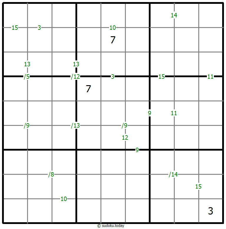 Sudoku de suma #60199