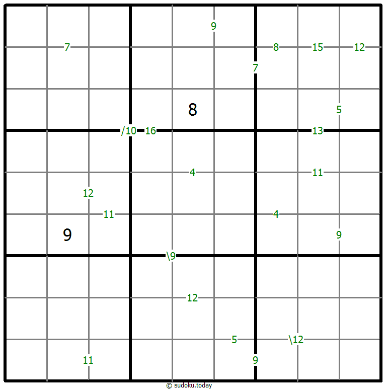 Sudoku de suma #60207