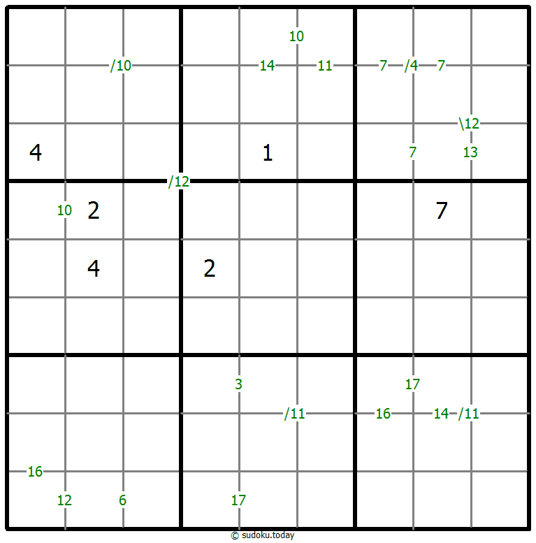 Sudoku de suma #60346