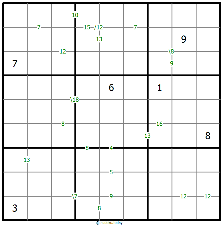 Sudoku de suma #60405
