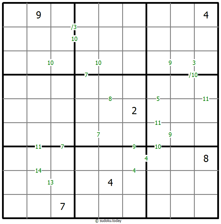 Sudoku de suma #60601