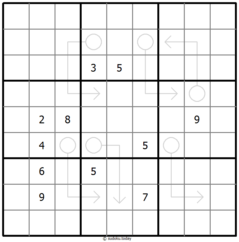 Sudoku con flechas repetibles