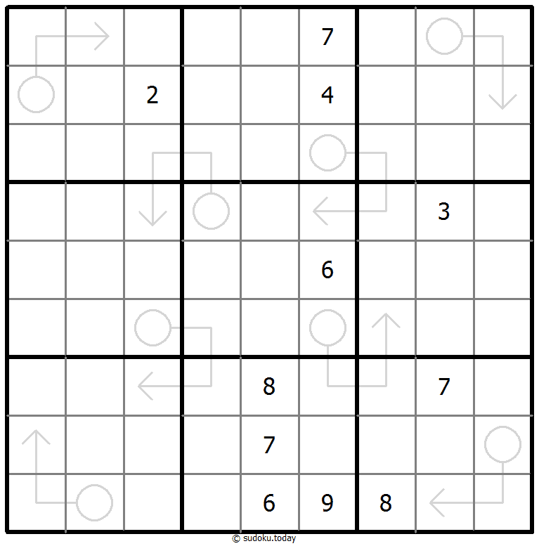 Arrow Sudoku Dia 18 de noviembre de 2025